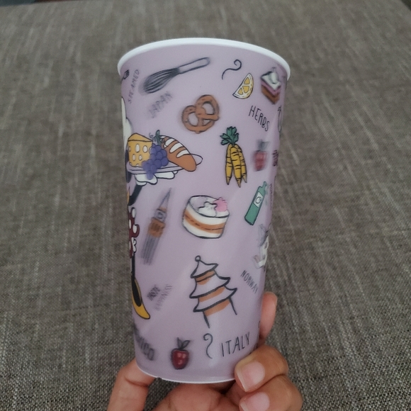 Disney Parks Chef Minnie plastic tumbler 2018 Epcot Food and Wine Festival - Picture 3 of 6